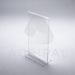 Porta Folleto sobre mesa